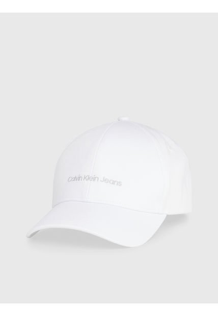 Gorra Blanca Con Logo Bordado Calvin Klein