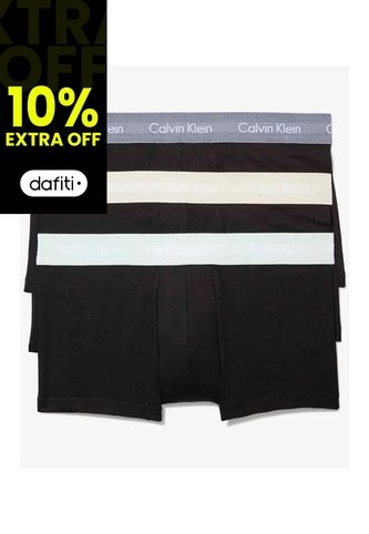 Pack De 3 Boxer Negros Low Rise Trunk Para Hombre Calvin Klein Calvin Klein