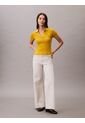 Polo Amarillo De Punto Pointelle Calvin Klein de Calvin Klein
