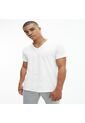 Paquete De 3 Camisetas Blancas Cuello V Calvin Klein de Calvin Klein