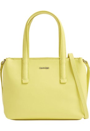 Bolso Amarillo Mini Tote Calvin Klein