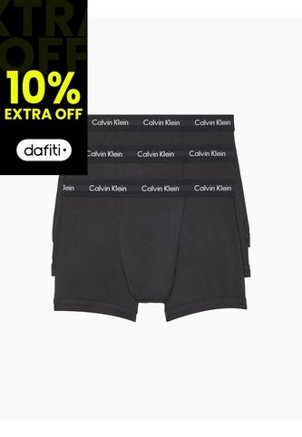3 Pack De Boxer Brief Negro En Algodón Calvin Klein Calvin Klein