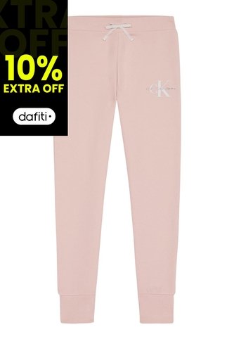 Pantalónes De Chándal Con Logo Monograma Rosado Niña Calvin Klein Calvin Klein