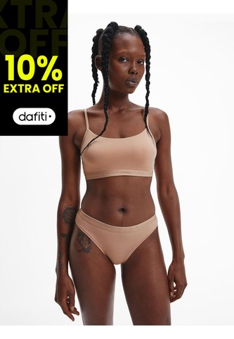 Pantie En Microfibra Tipo Bikini Mid Rise Para Mujer Calvin Klein Calvin Klein