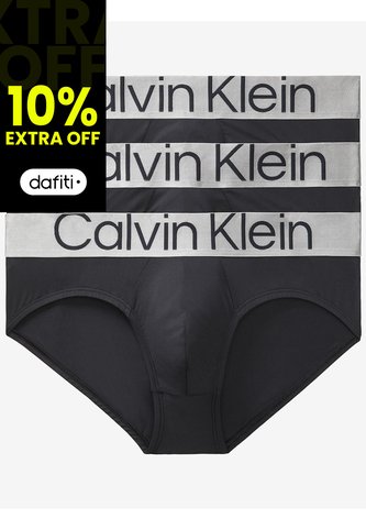 Paquete De 3 Calzoncillos Negros Hip Brief Calvin Klein Calvin Klein
