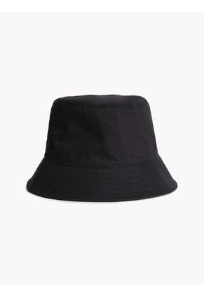 Sombrero De Pescador Con Logo Mujer Negro Calvin Klein