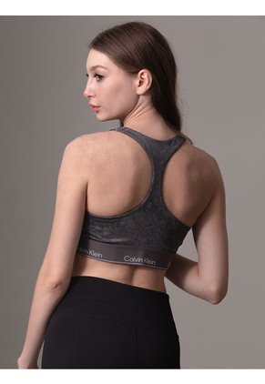 Top Gris De Soporte Medio Calvin Klein