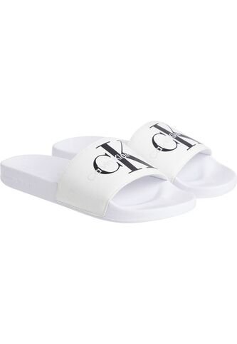 Sandalias Blanco De Lona Calvin Klein Calvin Klein