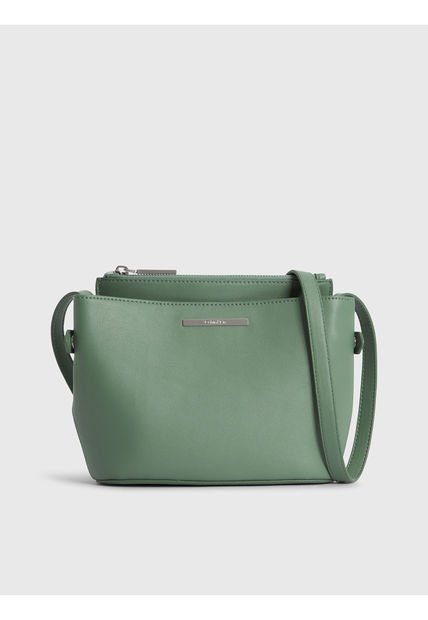 Bandolera De Cuero Sintético Calvin Klein