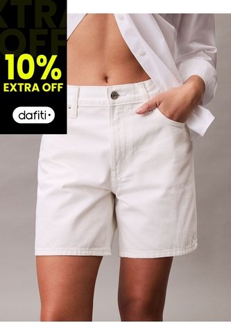 Bermudas Beige Denim 90s Calvin Klein Calvin Klein