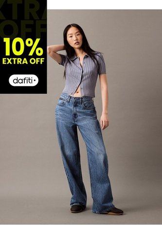 Jeans Morado Relaxed Calvin Klein Calvin Klein