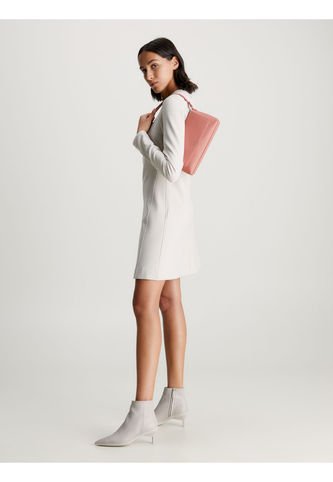 Bolso Rosado De Hombro Con Logo Calvin Klein Calvin Klein