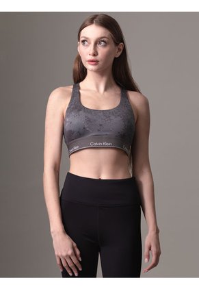 Top Gris De Soporte Medio Calvin Klein