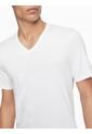 Paquete De 3 Camisetas Blancas Slim Con Cuello V Calvin Klein de Calvin Klein