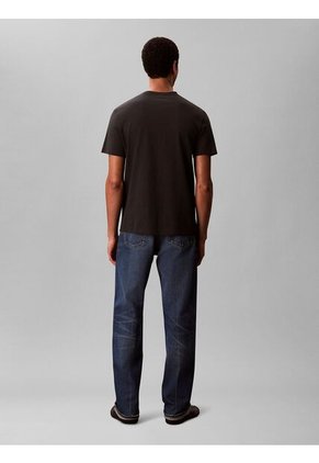 Camiseta Negra Con Estampado Gráfico De New York Calvin Klein