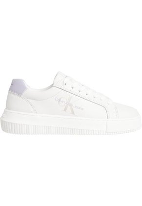 Tenis Blanco De Cuero Con Diseño De Perla Calvin Klein