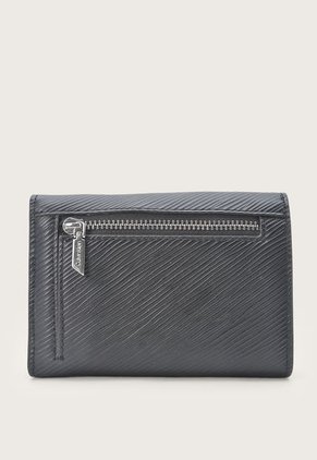Billetera Negro-Plateado Calvin Klein