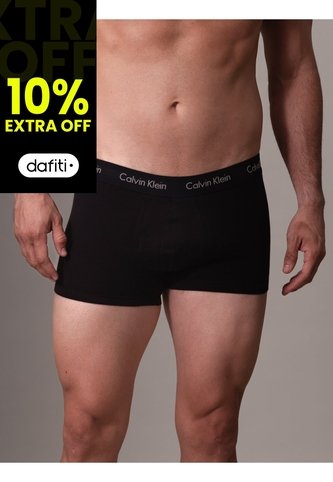 Pack Negro De 3 Boxer Trunk - Cotton Stretch Calvin Klein Calvin Klein