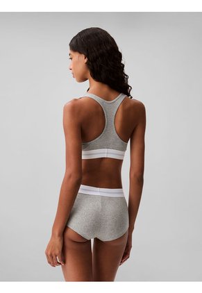 Pantie Gris Tipo Hípster - Cotton Moal Calvin Klein