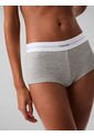 Pantie Gris Tipo Hípster - Cotton Moal Calvin Klein de Calvin Klein