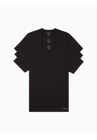 Paquete De 3 Camisetas Negras Slim Para Hombre Calvin Klein Calvin Klein