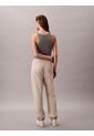 Pantalón Beige De Chándal Holgado De Felpa De Gran Calidad Calvin Klein de Calvin Klein