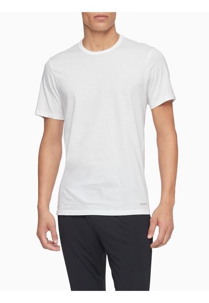 Paquete De 3 Camisetas Blancas Slim Calvin Klein