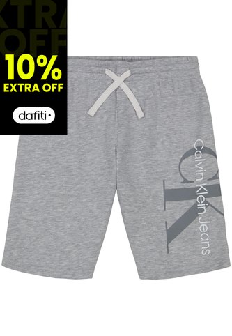Pantaloneta Gris Con Monograma Para Niño Calvin Klein Calvin Klein