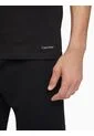 Paquete De 3 Camisetas Negras Slim Para Hombre Calvin Klein de Calvin Klein