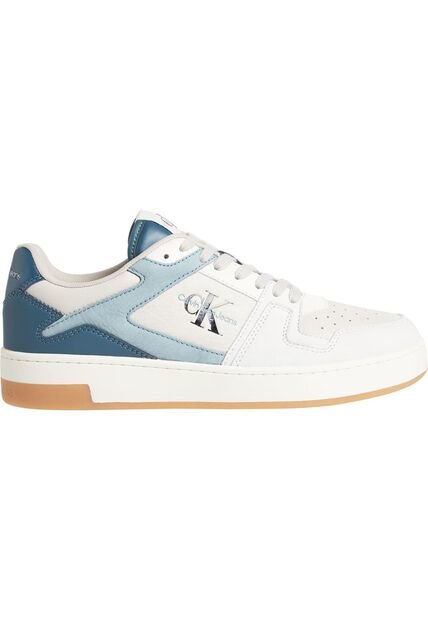 Tenis Blanco Tipo Basquet De Cuero Calvin Klein