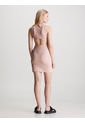 Vestido Rosado De Punto Milano Con Recortes Calvin Klein de Calvin Klein