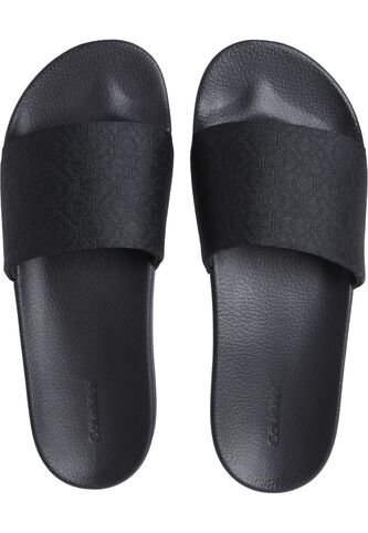 Sandalias Negro De Tiras Anchas Para Hombre Calvin Klein Calvin Klein