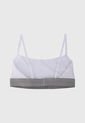 Bralette Blanco-Gris Calvin Klein de Calvin Klein