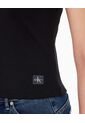 Camiseta Negra Sin Mangas Con Cremallera Calvin Klein de Calvin Klein