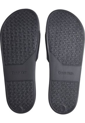 Sandalias Negro De Tiras Anchas Para Hombre Calvin Klein