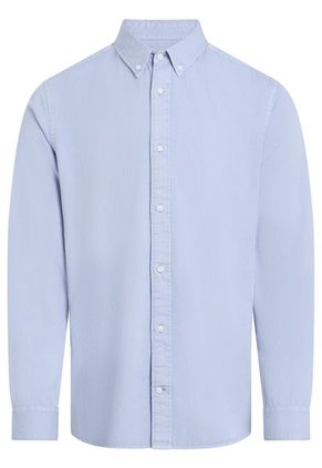 Camisa Azul De Sarga Ligera Teñida Calvin Klein