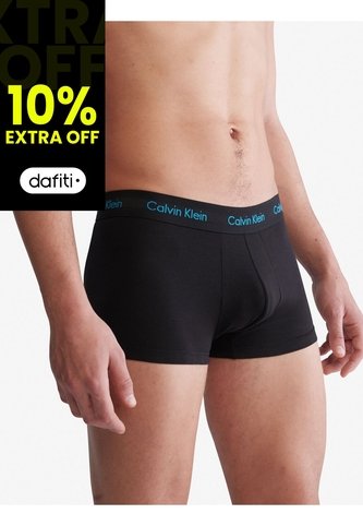 Pack Negro De 3 Boxer Low Rise Trunk - Cotton Stretch Calvin Klein Calvin Klein