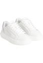 Tenis Blanco De Cuero Con Diseño De Perla Calvin Klein de Calvin Klein