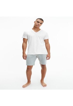 Paquete De 3 Camisetas Blancas Cuello V Calvin Klein