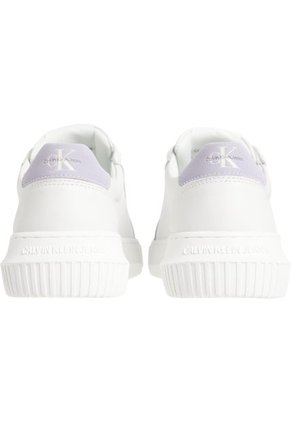 Tenis Blanco De Cuero Con Diseño De Perla Calvin Klein