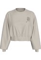 Saco Blanco Boxy De Felpa Calvin Klein de Calvin Klein