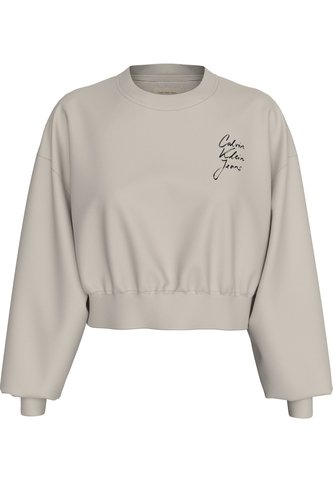 Saco Blanco Boxy De Felpa Calvin Klein Calvin Klein