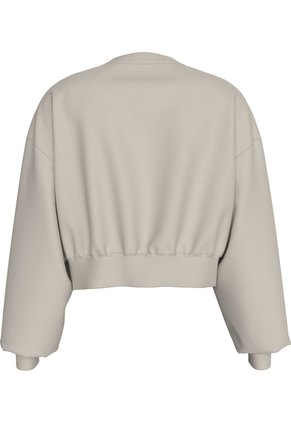 Saco Blanco Boxy De Felpa Calvin Klein