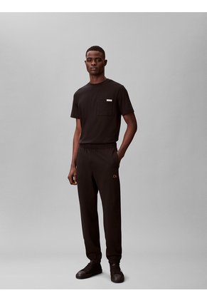 Pantaloneta Negra Con Gráfico Circle Calvin Klein