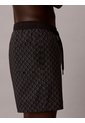 Traje Negro De Baño Con Estampado Integral Calvin Klein de Calvin Klein