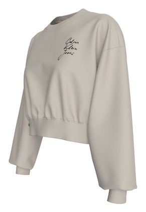 Saco Blanco Boxy De Felpa Calvin Klein