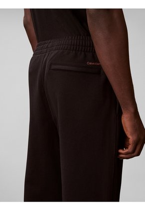 Pantaloneta Negra Con Gráfico Circle Calvin Klein