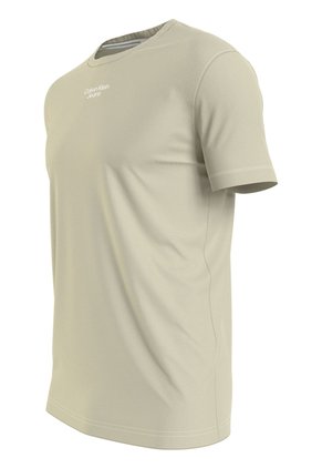 Camiseta Blanca Slim De Algodón Calvin Klein