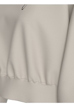Saco Blanco Boxy De Felpa Calvin Klein