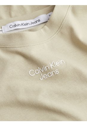 Camiseta Blanca Slim De Algodón Calvin Klein